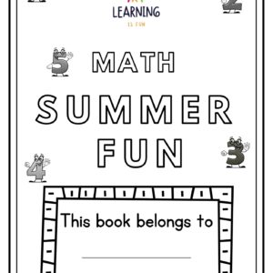 Summer Math Workbook for Preschool